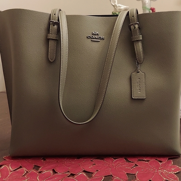 COPY - Coach Leather Mollie Tote